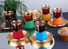101 Sefa golden color tea set 