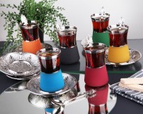 102 Sefa color tea set with spoon  