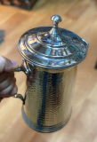 Beaten copper jug 950 gr shining 