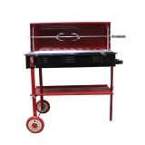 64 CM Enameled Movable garden chimney barbecue grill 